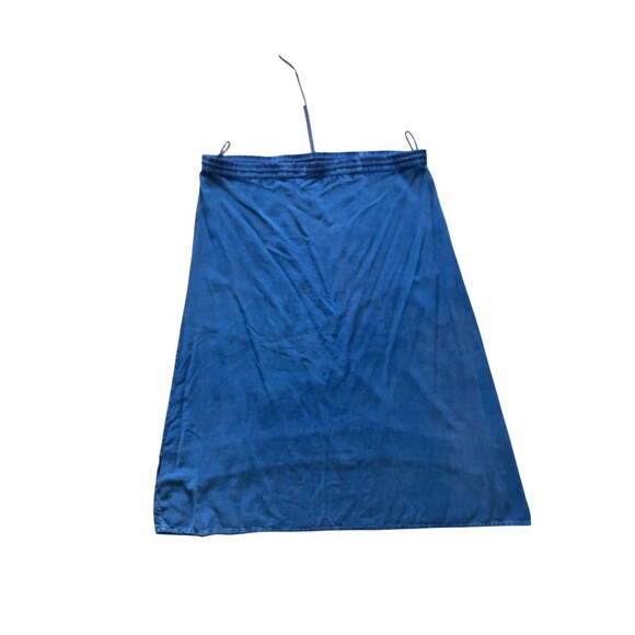 Greeta OS Blue Midi Length Skirt Boho Peasant - Picture 3 of 6